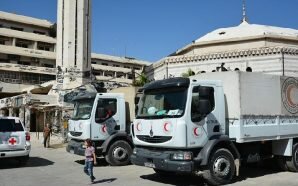 الغوطة الشرقية تستقبل القافلة الإغاثية الرابعة بموجب اتفاق القاهرة