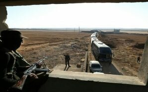 وصول 121 حافلة لإجلاء 7000 من مقاتلي وسكان بلدتي الفوعة…