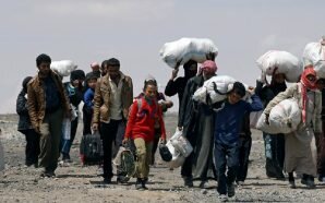 هروب جماعي لعشرات المدنيين من مناطق سيطرة تنظيم داعش في…