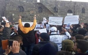 توتر في درعا جراء احتجاز الأهالي لضباط وعناصر من أجهزة…