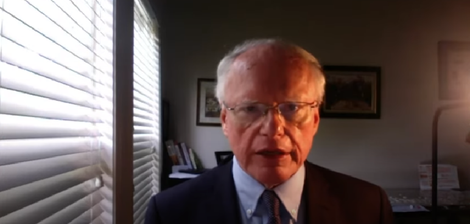 المبعوث الأمريكي الخاص جيمس جيفري خلال ندوة مصورة نظمها معهد هدسون عن سوريا- 12 أيار 2020